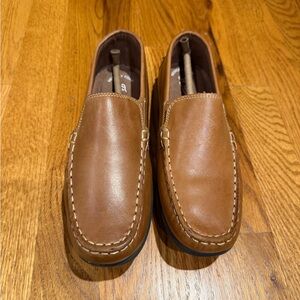 Classic Brown Leather Loafers